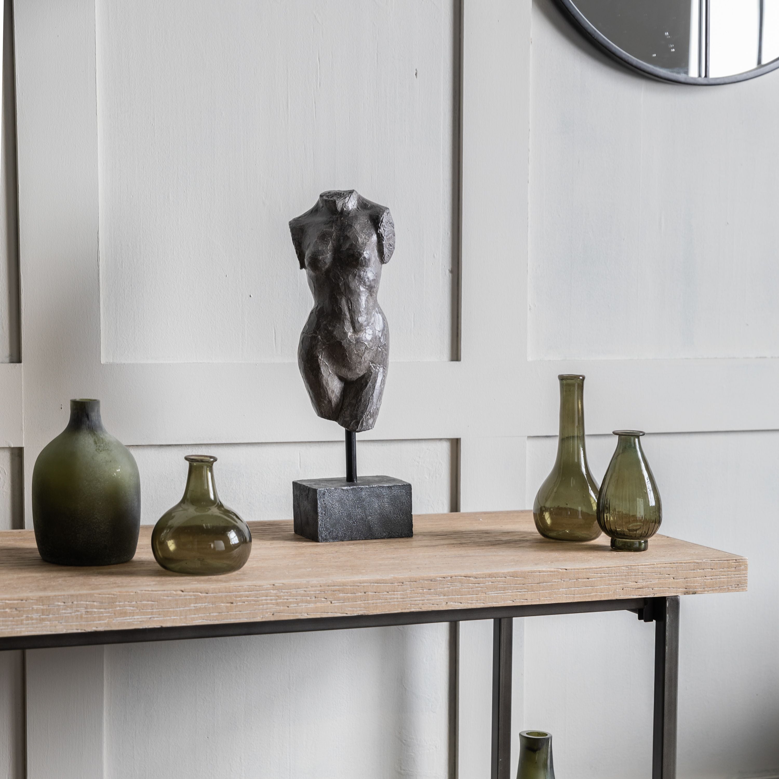 Adonis Grey Stone Female Sculpture Large